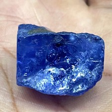 69.65 Cts Certifié Tanzanite Naturelle 23x21mm Vibrant Bleu Perdre Pierre