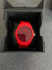 montre diesel homme rouge 