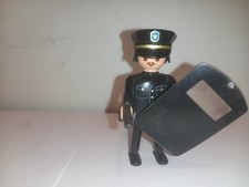 playmobil policier pistolet bouclier police commissariat action city force