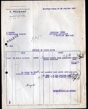 BOURBON-LANCY (71) USINE de MACHINES & INSTRUMENTS AGRICOLES "C. PUZENAT" en1927