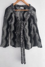 GILET   FEMME NOIR ET GRIS