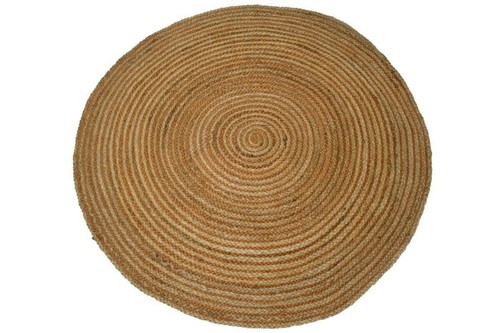 Tapis rond 100 - jute, naturel