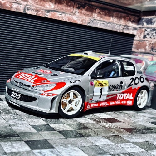Autoart peugeot 206 wrc - 1/18,