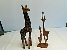 2 sculptures animaux Afrique