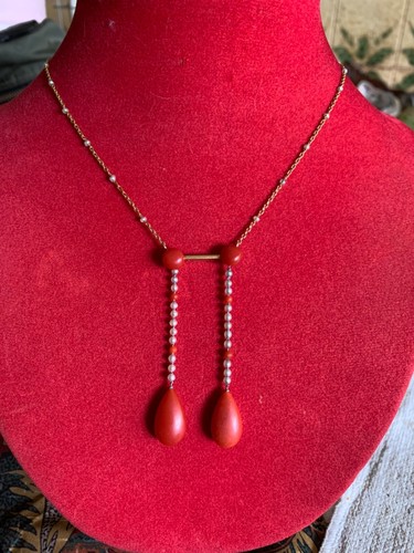 Collier ancien art - collier,