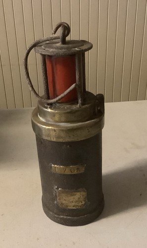 Ancienne lampe mineur - de,