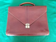 Serviette En Cuir Fauve