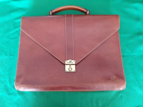 Serviette cuir fauve - serviette,