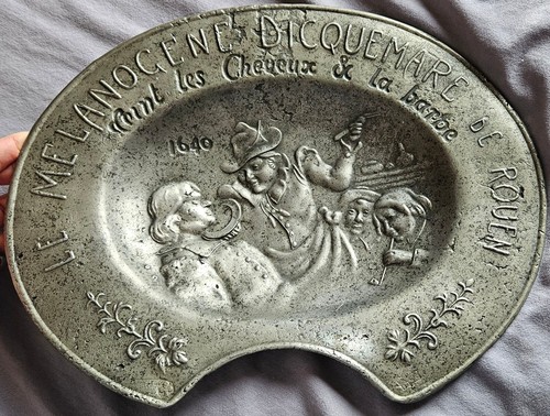 Plat barbe étain - plat, à