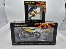 YAMAHA YZR-M1 MOTO GP 2006 + FIGURINE #46 ROSSI CAMEL 1/12 MINICHAMPS 122063046