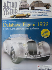 Magazine RETROVISEUR N° 330	févr-17	Delahaye Figoni 1939 / 2 CV 1951 / Porsche 7