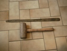 2 outils anciens d'ardoisier