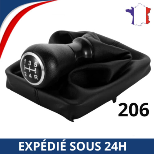 Pommeau levier vitesse complet - pommeau,