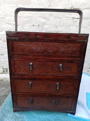 Ancien meuble tansu coffre - tansu/, coffre/