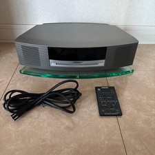Bose Wave Music System III Titanium Silver utilisé avec support de cordon d'a...