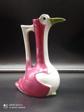 Rare Pichet " Oie rose " Edouard-Marcel SANDOZ pour Théodore HAVILAND , signé .