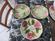 Lot de 3 anciennes assiettes