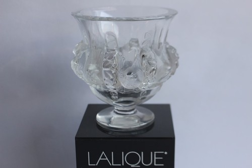 Vase cristal lalique dampierre - cristal,