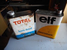 Ancien Bidon d'Huile ELF