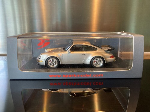 Porsche 964 turbo silver - turbo,