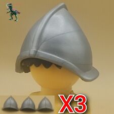 X3 Playmobil casque d'archer