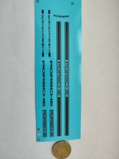 decals decalcomanie flanc pour porsche 1/18 en  noir