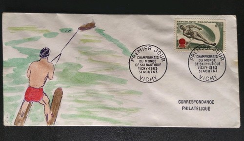 Enveloppe premier jour timbre - premier,