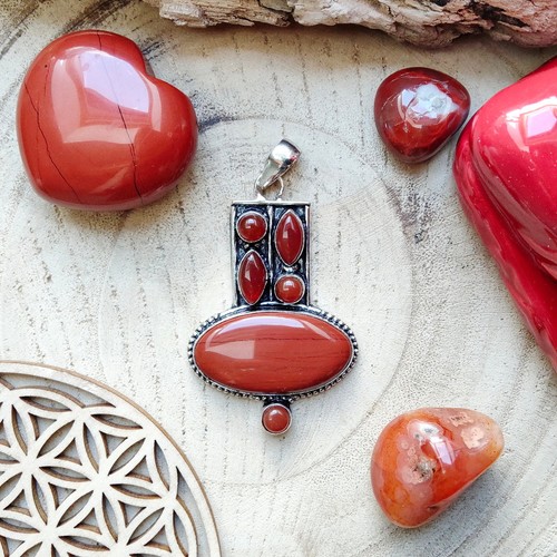 Pendentif bohème argent - pendentif,
