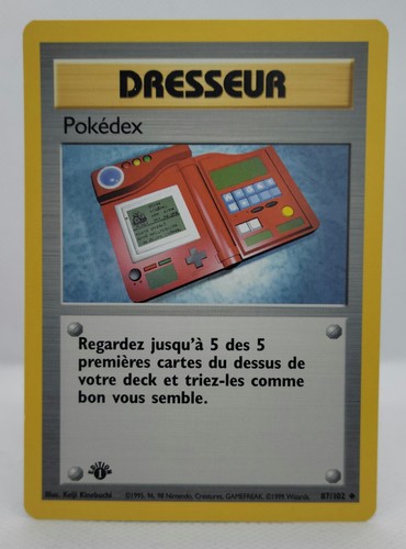 Carte pokémon pokédex 102 - pokédex, 87/102