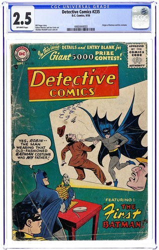 Detective comics 235 cgc 5 - detective,
