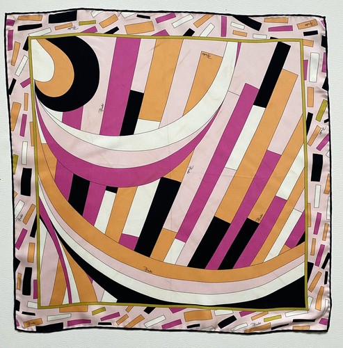 Carré soie emilio pucci - soie,