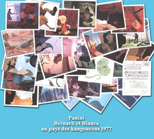 Panini, Bernard et Bianca au pays des kangourous 1977, 31 images adhésives