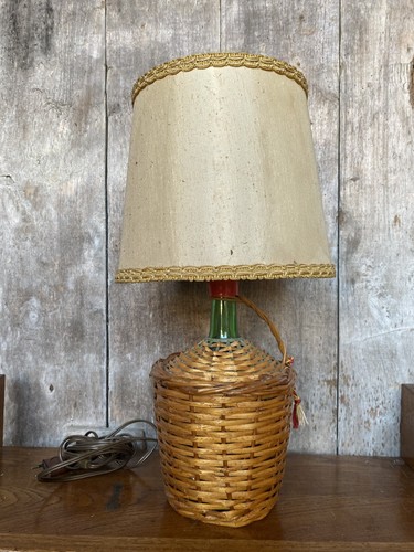 Ancienne lampe dame jeanne - lampe,