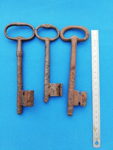Lot très ancienne clefs - 3,