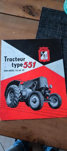 Prospectus tracteur ancien - tracteur,