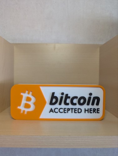 Enseigne bitcoin accepted - enseigne,
