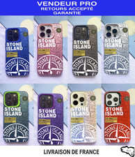 ? Coque Stone Island - iPhone X XS XR 11 12 13 14 15 16 Plus Pro Max