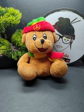 Peluche ours marron reggae