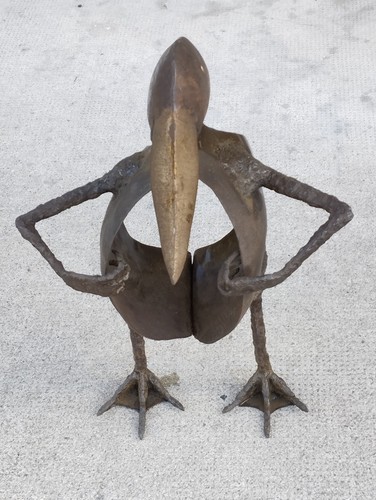 Sculpture fer soude oiseau - sculpture,
