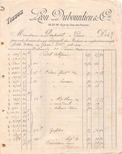 1894  TISSUS LEON DUBOURDIEU A