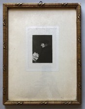 Jules Adolphe CHAUVET 1828-98 L'ÉCRIVAIN Ancienne GRAVURE à l'EAU-FORTE fin 19°