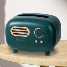 Boîte De Tissu cru Couverture Radio Forme Salon Salle de Bain Porte-Papier