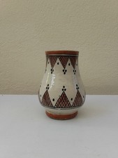 VASE EN TERRE CUITE POTERIE MAROCAINE SIGNÉ SAFI ANNÉES 1940-50
