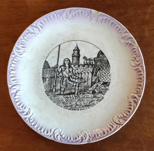 Ancienne assiette parlante - ancienne,