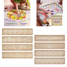 Lot de 4 pochoirs Diwali