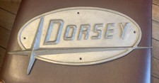 Plaque emblème camion semi-remorque DORSEY trailer vintage