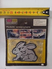 ? Lot de 2 Mascottes autocollantes pour voiture – Lapins type Playboy – Vintage