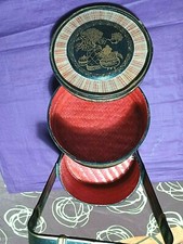 rare boite panier  marqueterie