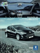 Publicité Advertising 029  2007   nouvelle 308 Peugeot toit panoramique