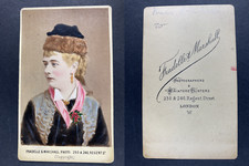 Fradelle & Marshall, London, Miss Phillips Vintage cdv albumen print. Ti